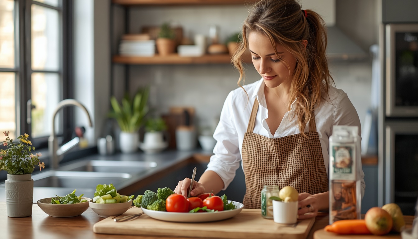 Nutritionist creating personalized meal plan